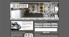 Desktop Screenshot of europeanautotinting.com